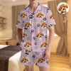 Custom Dog Face Photo Short Pajamas Gift For Dog Lovers CH07 910348