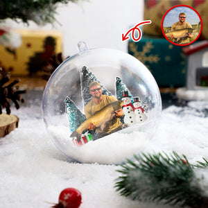 Custom Fishing Photo - Personalized 3D Ball Ornament Christmas Gift For Fishing Lovers CH07 899794