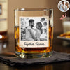 Custom Couple Photo Whiskey Glass Valentine Gift, Anniversary Gift HA75 898922