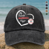 Favorite Players On My Cap - Personalized Washed Baseball Denim Cap Gift For Baseball Lovers HO82 894690