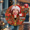 Santa Claus Ceramic Ornament Holiday Decoration Personalized Gift For Family HO82 894648