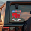 America 1776 - 2026 Car Window Decal Sticker TH10 898517