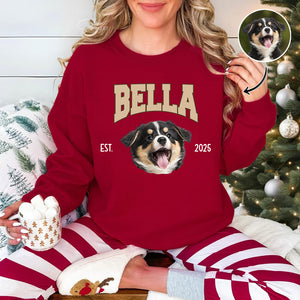 Custom Dog Photo And Name Sweatshirt For Dog Lover TH10 896885