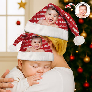 Custom Photo Santa Hat For Family Gift LM32 895081
