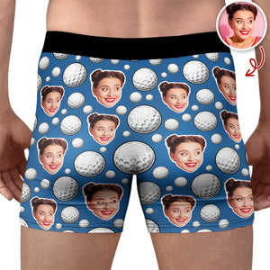 Custom Photo I'd Tap That Humorous Golf Men's Boxer Brief Funny Gift LM32 897647