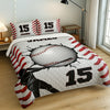 Custom Name And Number - Personalized Quilt Bedding Set For Baseball Lovers TH10 896695
