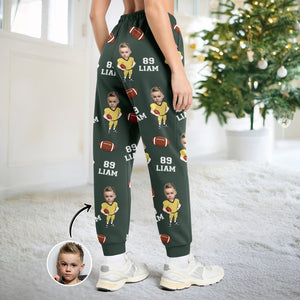 Custom Photo Football Player Sweatpants Christmas Gift For Football Lovers CH07 899474