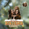 Custom Photo Sisters Siblings Forever - Personalized Acrylic Ornament LM32 895949