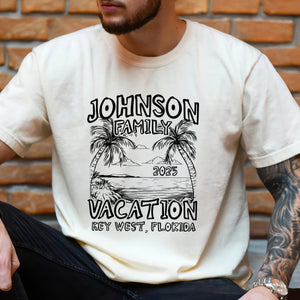 Custom Family Vacation Shirts 2025 – Matching Family Trip Comfort Color Shirt LM32 895979