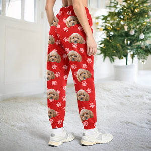 Custom Photo Face Funny Pattern Dog Cat Family - Personalized Sweatpants TH10 896651