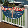 Custom Family Name Blessed to See 200 & 250 Years Bicentennial Semiquincentennial Christian Non-Pleated Fan Flag HO82 901938