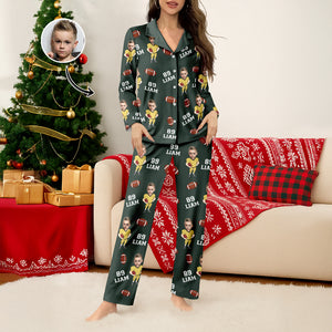 Custom Photo Football Player Pajamas Christmas Gift For Football Lovers CH07 899472