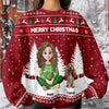3D Effect Merry Christmas Unisex Ugly Sweater Personalized Gift For Dog Lovers HO82 900146