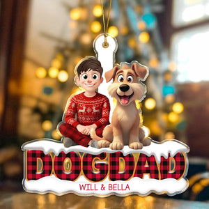 Personalized Dog Dad Dog Mom Acrylic Ornament TH10 896443