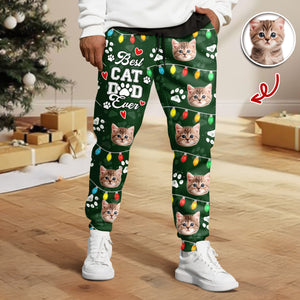 Custom Photo Best Dog Cat Dad/Mom Ever Sweatpants CH07 899138
