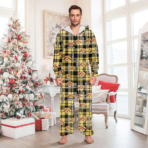 Custom Dog And Cat Photo With Name Onesie Pajamas For Dog Lovers, Cat Lovers HO82 894314