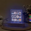 Custom Photo One Year Together Personalized Acrylic Plaque LED Night Light Anniversary Gift HA75 920098