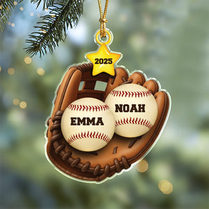 Custom Baseball Family Name Acrylic Ornament TH10 896473