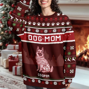 Dog Mom Dog Dad Ugly Sweater For Christmas TH10 896067