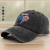 Custom Name American Grandma Washed Denim Baseball Cap CH07 910550