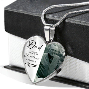 Custom Photo Always In Our Hearts At And Forever Memorial Necklace LM32 897505