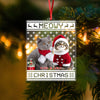Custom Dog Cat Photo Merry Christmas Acrylic Ornament CH07 896618