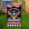 Custom Name 250 Years Of Freedom Anniversary Garden Flag CH07 910048