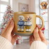 Custom Photo Dog Cat Xmas Clothes Christmas Pottery Mug For Dog Cat Lovers CH07 899316