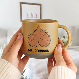 Personalized Funny Mr. and Mrs. Cheeky Pottery Mug Valentines Day Gift for Him Her LM32 897721