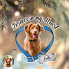 Custom Dog Photo Forever In My Heart Memorial Acrylic Ornament HA75 897520
