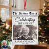 Custom Photo The Heaven Times Memorial Acrylic Ornament Christmas HO82 894678