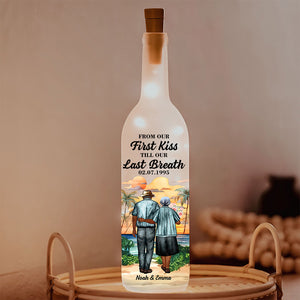 From Our First Kiss - Personalized Custom Bottle Lamp HO82 894468