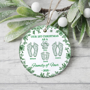 Custom Christmas Birthday Ceramic Ornament Gifts For Mom, Dad, Kids TH10 894741