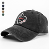 Favorite Players On My Cap - Personalized Washed Baseball Denim Cap Gift For Baseball Lovers HO82 894690