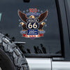 100 Years Of Route 66 And 250 Years Of USA Car Window Decal Sticker For Car Lover TH10 898439