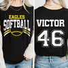 Custom Name & Number Sport Team Back & Front Shirt For Sport Players LM32 895707