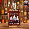 Custom Car Photo Oh What Fun It Is To Ride Whiskey Bottle HA75 898146