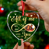 Custom Photo All Of Me Loves All Off You Couple Heart Shape Glass Ornament HA75 892836