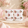 Custom Baby Face Mug I Love You Dad Accent Mug - Father’s Day Gift, Dad Coffee Cup, Gift from Kids HO82 902498