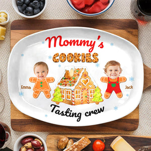 Custom Photo Cookie Tasting Crew Family Platter Christmas Gift For Mom And Grandma CH07 896226