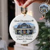 Custom Photo First Christmas At New Home Ceramic Ornament LM32 895599