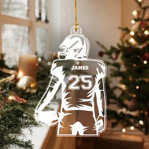 Personalized Football Player Acrylic Ornament Football Team Gift CH07 896622