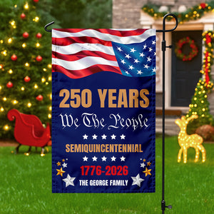 Custom Family Name We The People 250 Years Semiquincentennial Garden Flag TH10 898061
