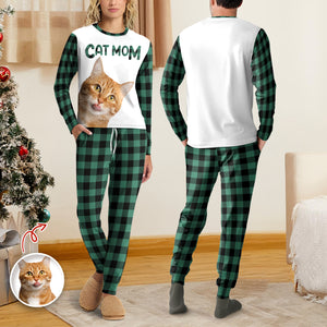Custom Photo Cat Mom Cat Dad Personalized Sleepwear Gift For Cat Lovers CH07 899108