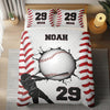 Custom Name And Number - Personalized Quilt Bedding Set For Baseball Lovers TH10 896695