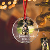 Custom Dog Photo Memorial Glass Ornament For Dog Lovers TH10 894517