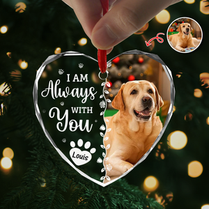 Custom Photo Favorite Hello And Hardest Goodbye Memorial Heart Shape Glass Ornament HA75 892810