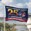 250th Anniversary USA Eagle Patriotic House Flag LM32 897557