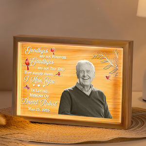 Custom Photo In Loving Memory Memorial Light Box TH10 894139
