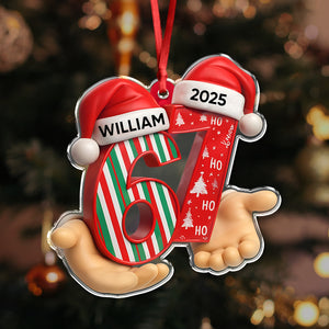 Custom Name and Year 67 Acrylic Ornament Funny Six Seven Ornament Christmas Gift CH07 899158